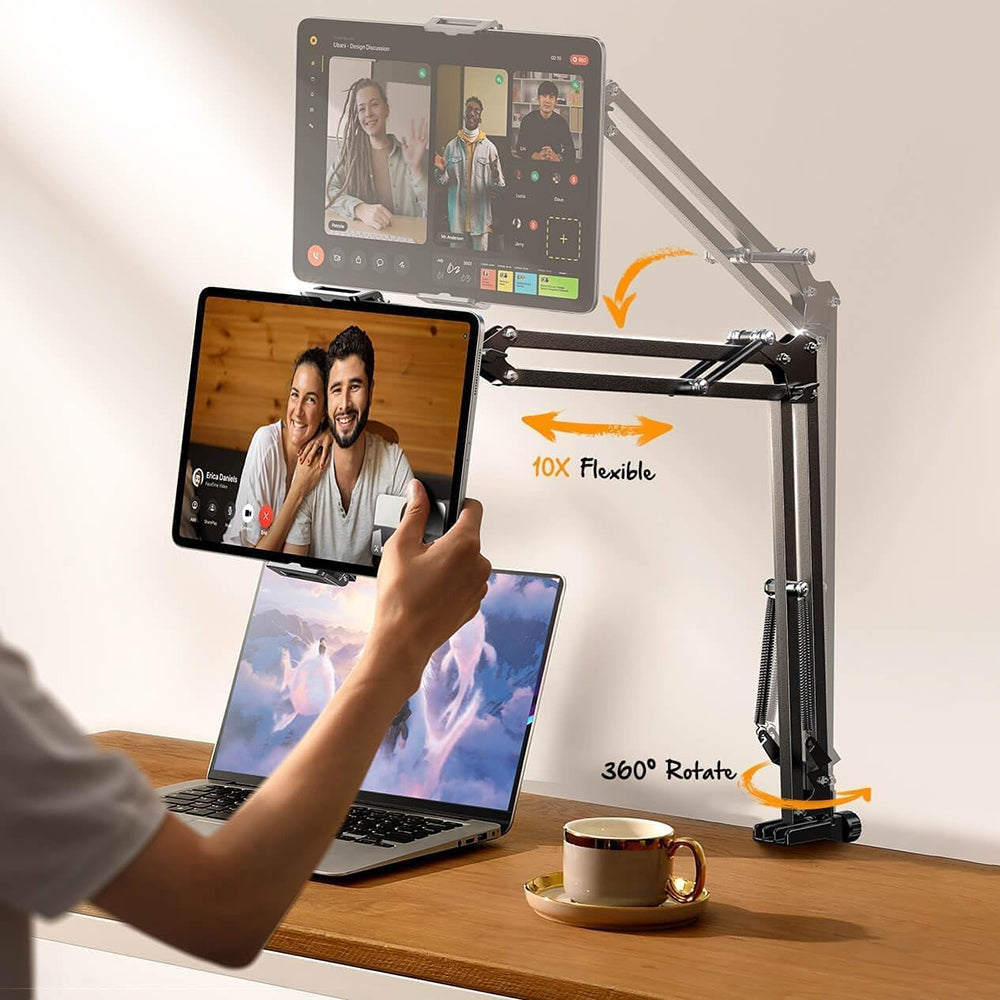 Stalak za sto Lisen za telefon / tablet, 4.7inch - 12.9inch, Crni YL0223060007