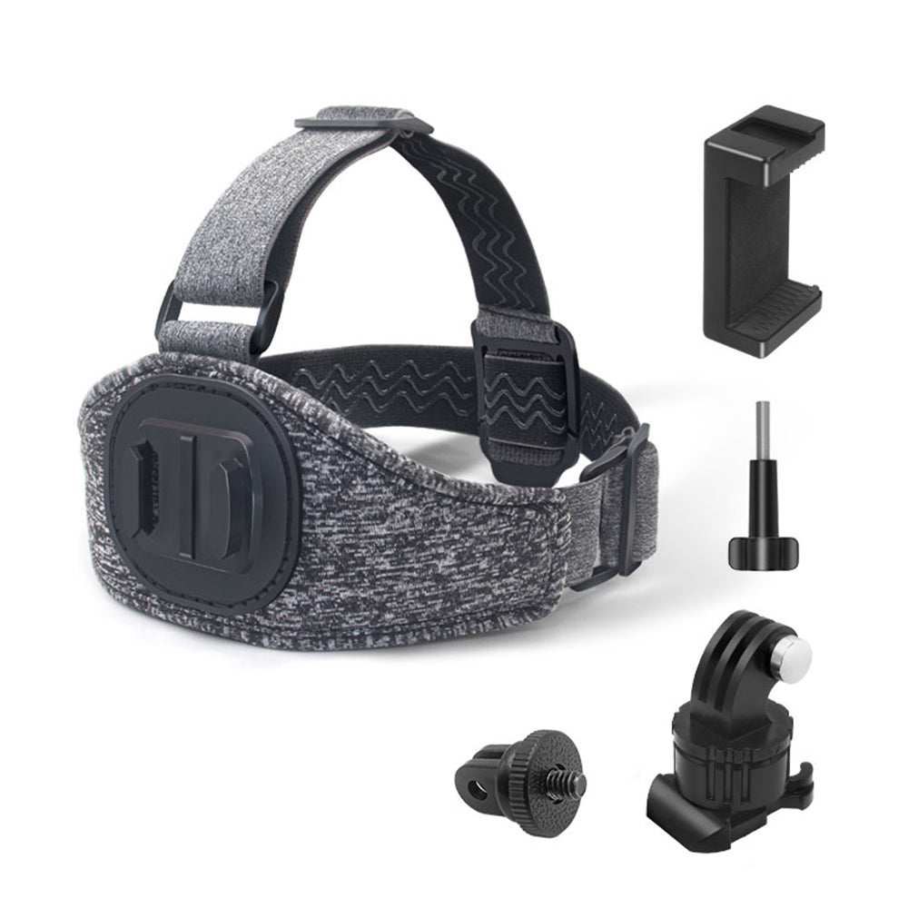Podrška za glavu sportske kamere Techsuit JX-003 za GoPro seriju, siva