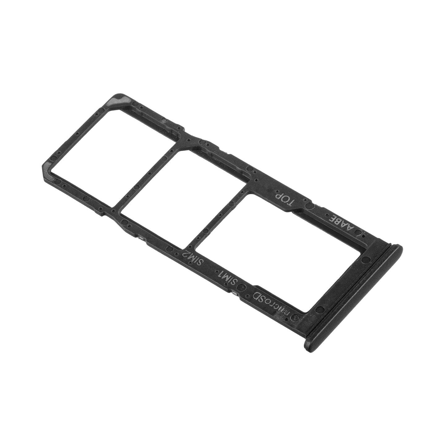 Suport SIM - Card Samsung Galaxy A12 Nacho A127 / A12 A125, Crni, Service Pack GH98-46124A