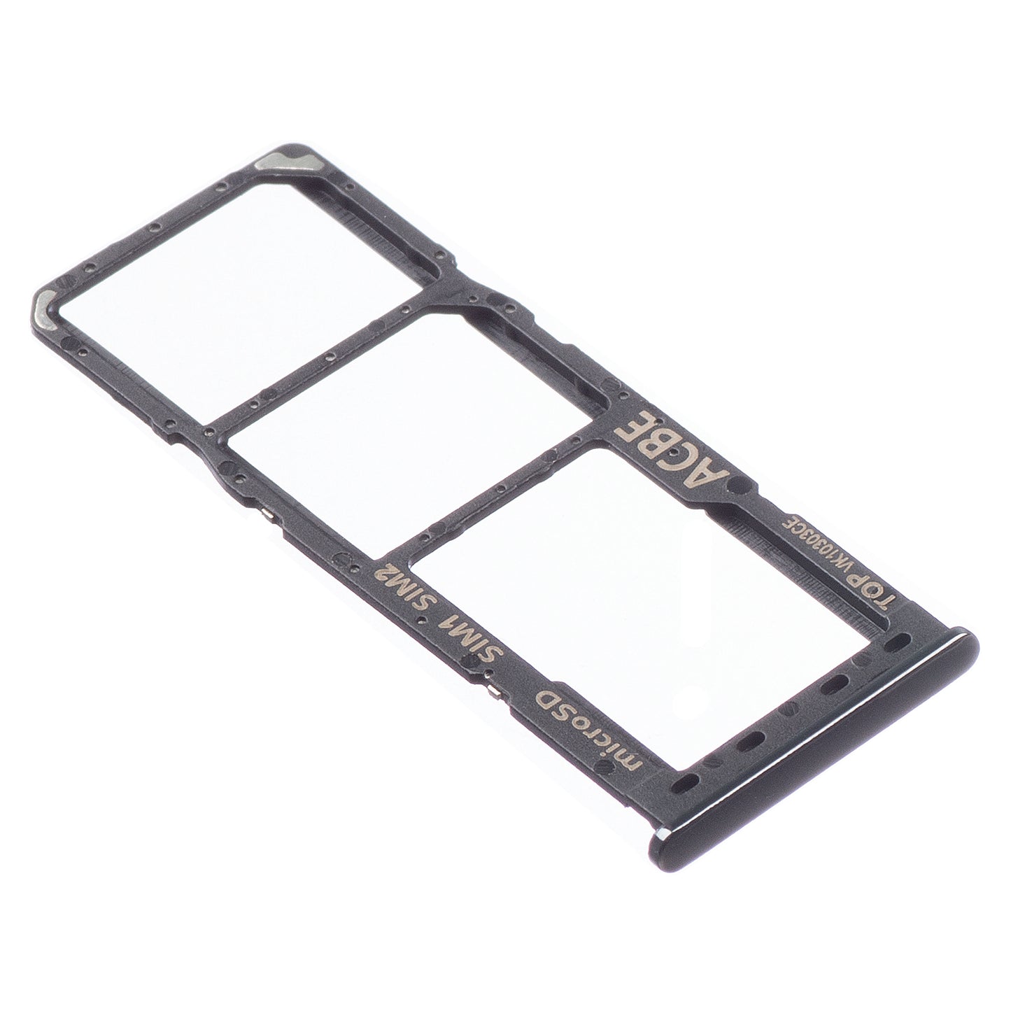 Držač SIM kartice za Samsung Galaxy A32 A325, Crni, Servisni paket GH98-46409A