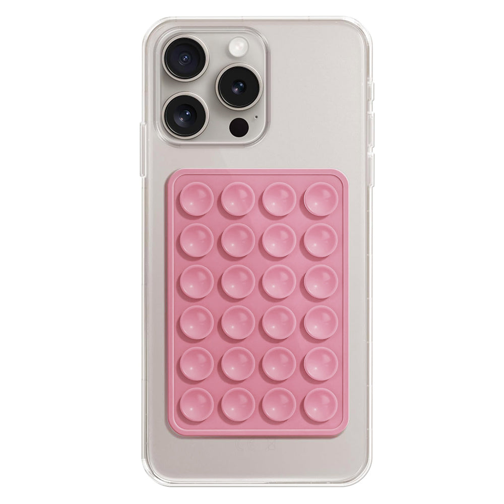 Držač sa Ventuzama Techsuit SPP-PAD, Svetlo Roze