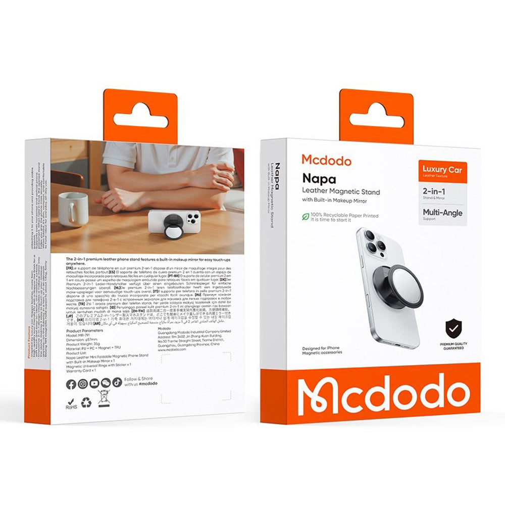 Suport Inel McDodo MR-7912 2in1, Univerzalan, Crni