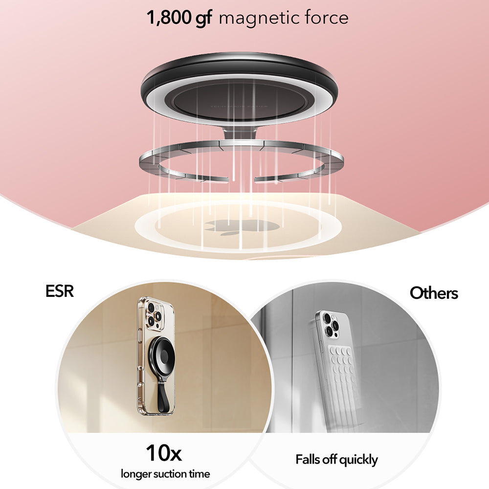 Držač prstena ESR HaloLock, Crni