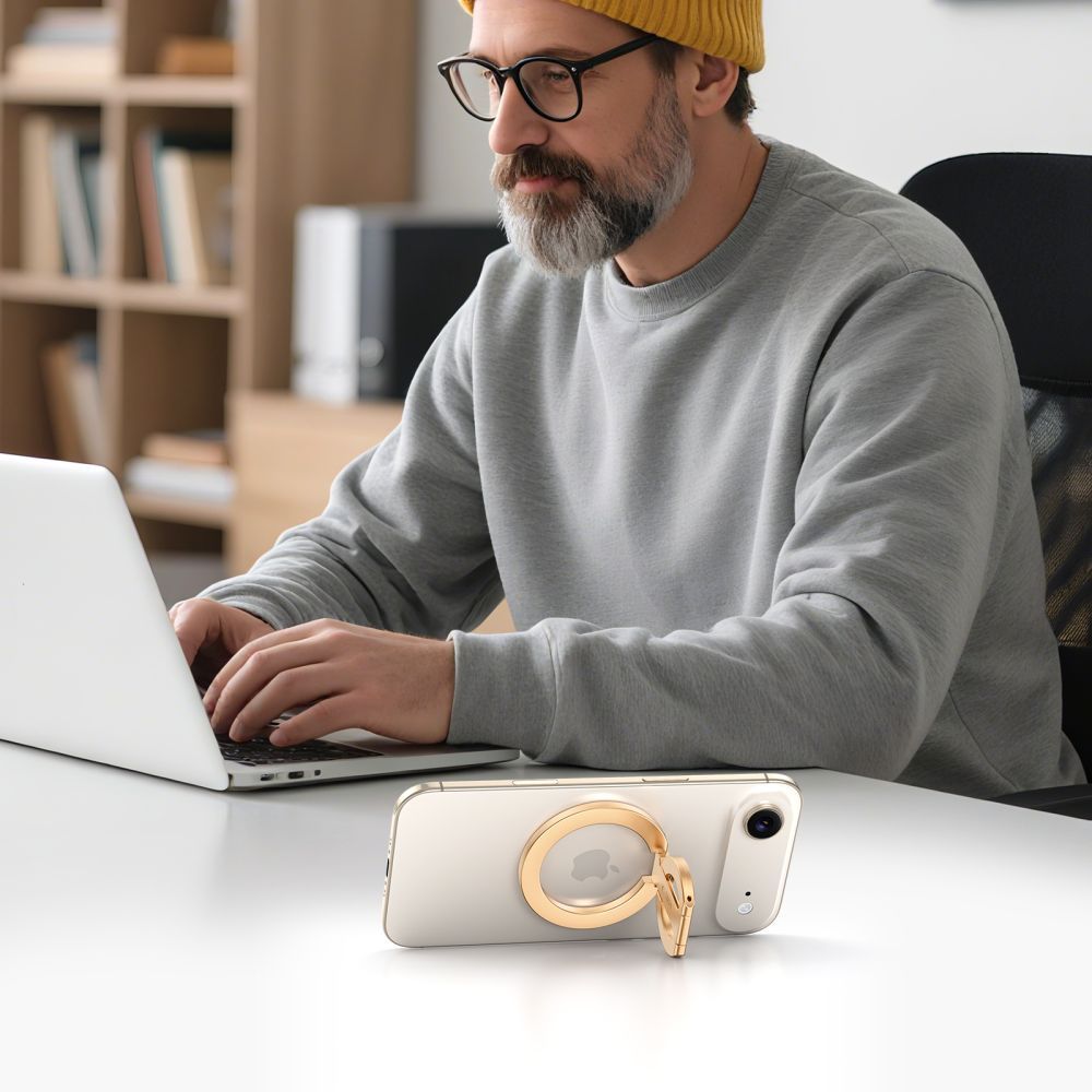 Suport Inel Tech-Protect MMR400 Lamano, Univerzalan, Zlatni