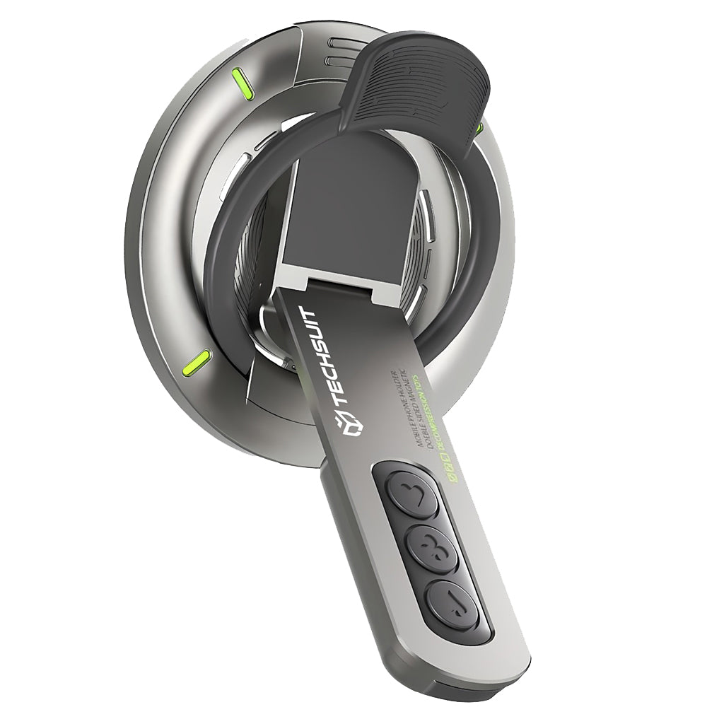 Nosilac Prsten Techsuit SB1, Univerzalni, Sivi
