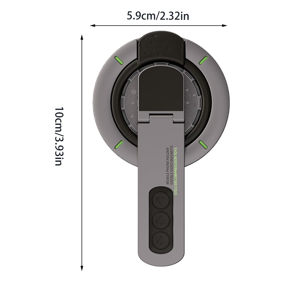 Nosilac Prsten Techsuit SB1, Univerzalni, Sivi
