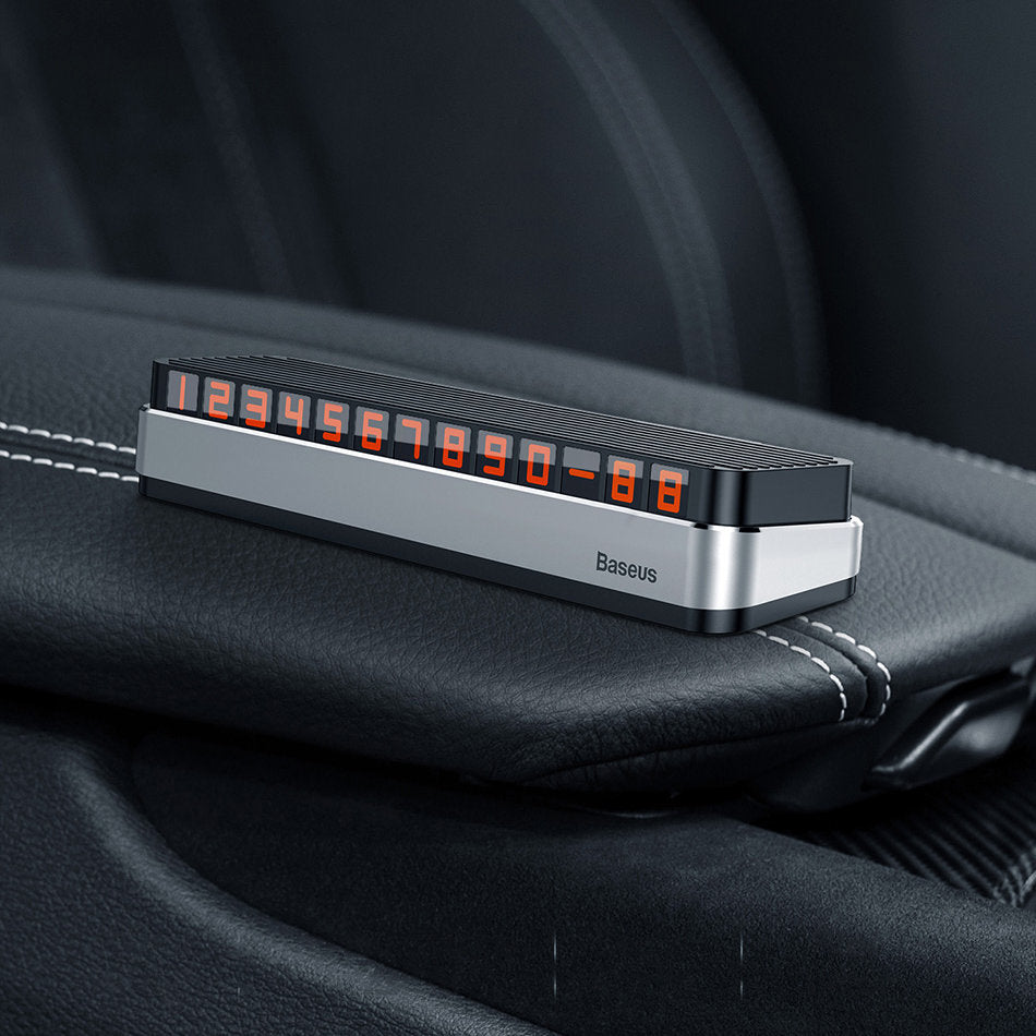 Držač za telefon u automobilu Baseus Moonlight Box, sivi ACNUM-B0G