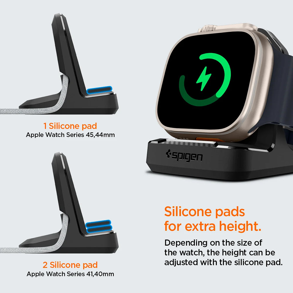 Spigen Rugged Armor držač za Apple Watch Series, Crna AMP05764