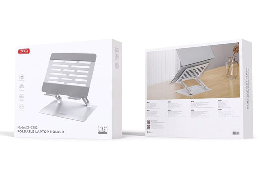 XO Design C152 držač za laptop max. 17.3 inča, Srebrni