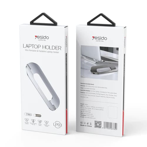 Nosiljka Yesido LP03 za laptop, Srebrna
