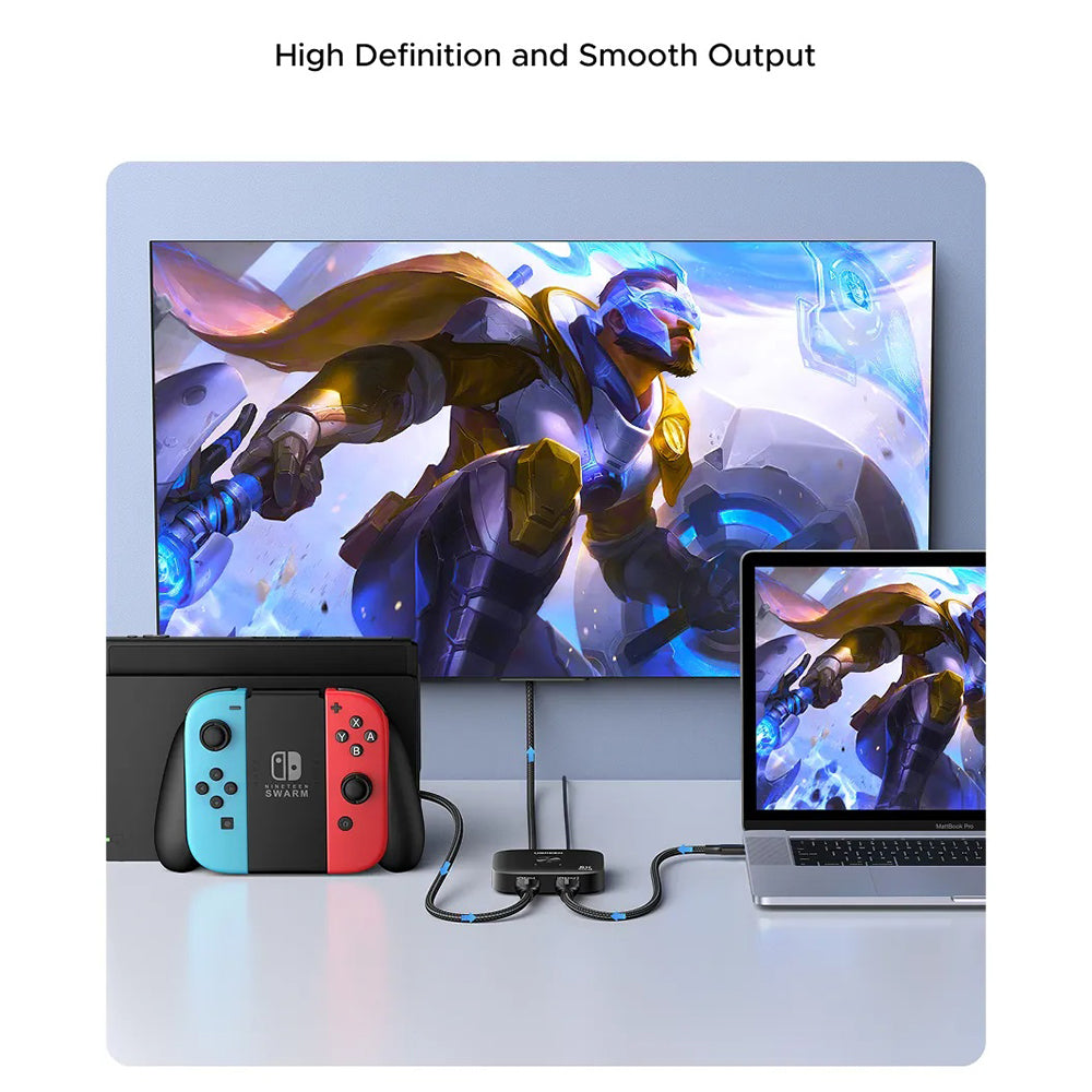 Switch Video HDMI UGREEN 65877, Crni