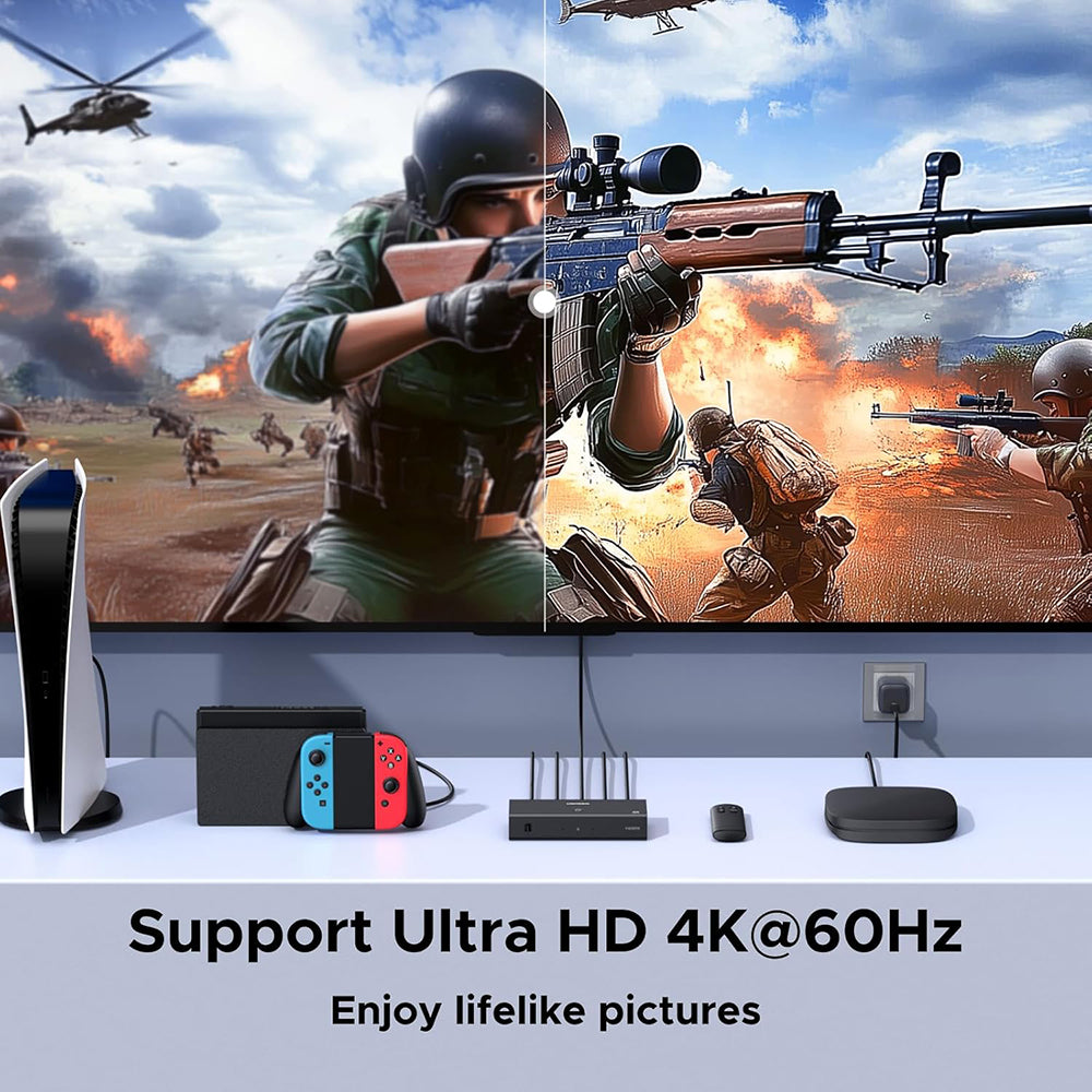 Switch Video HDMI UGREEN AW504 (55857), Crn