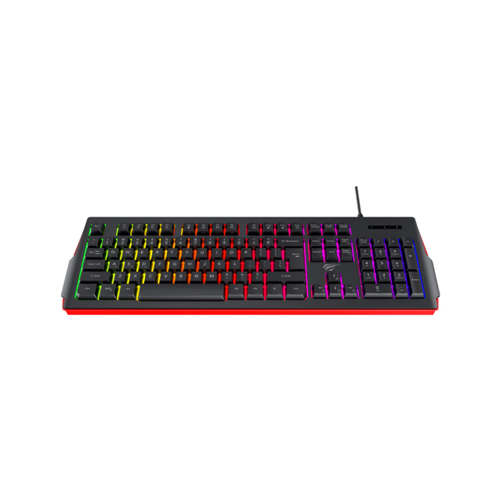 Tastatura Gaming Wired USB HAVIT KB866L, RGB, 1.4m, Crna Crvena