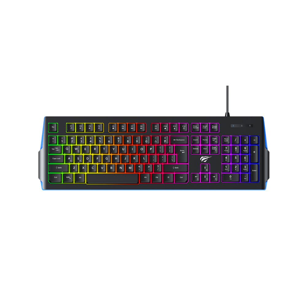 Tastatura Gaming Wired USB HAVIT KB866L, RGB, 1.4m, Crna Crvena