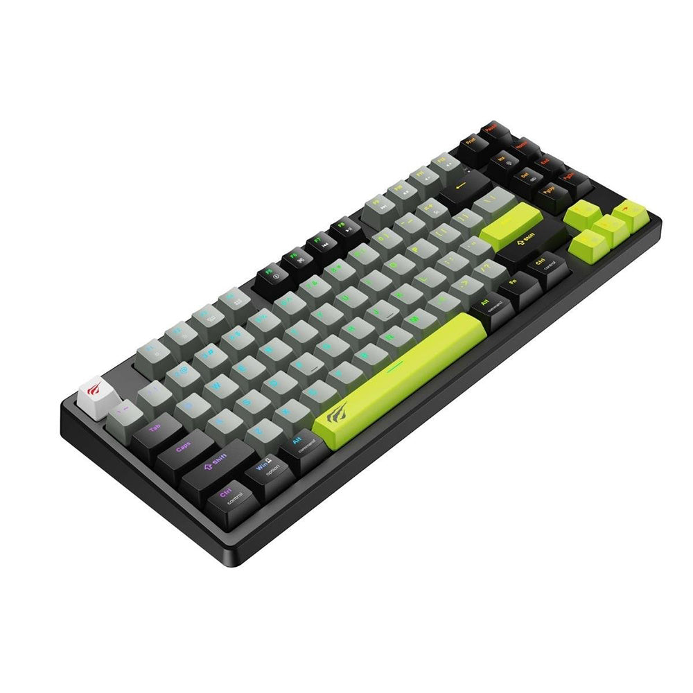 Gejming tastatura Wired USB HAVIT KB904L, RGB, 1.8m, Crno Zelena