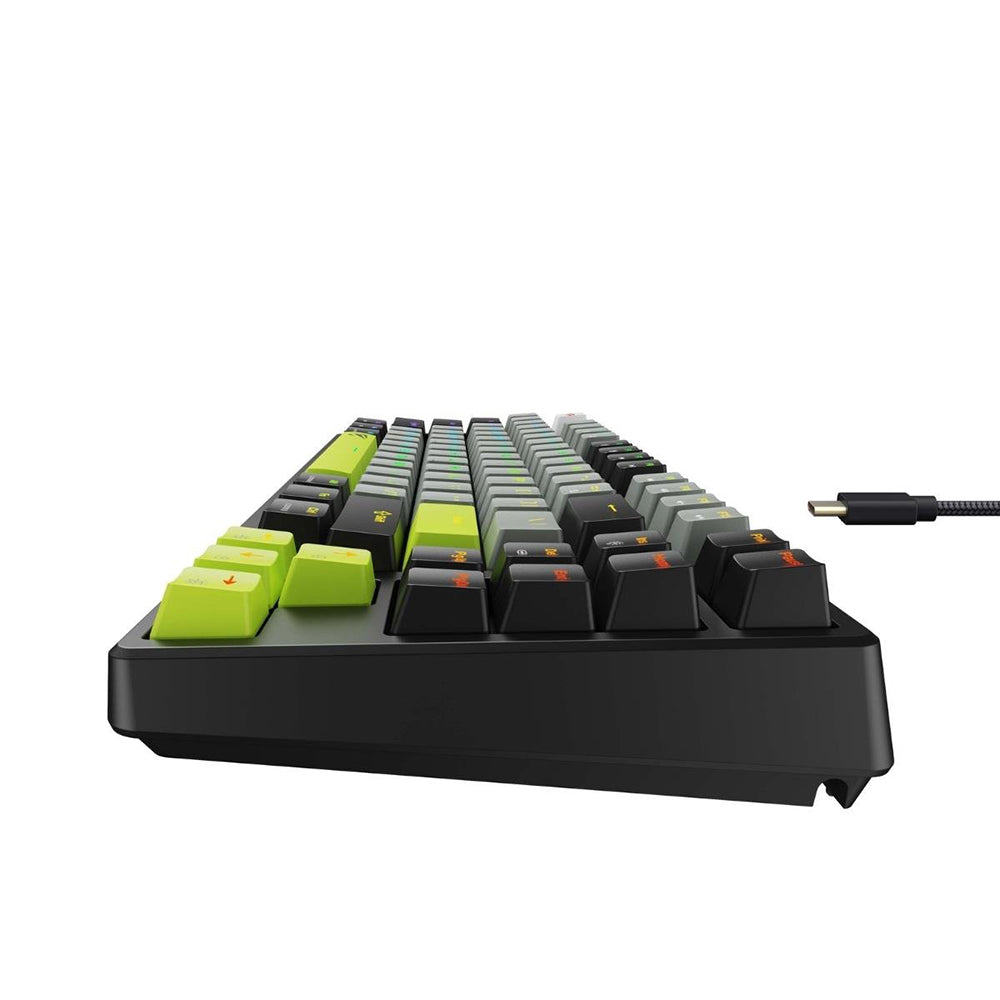 Gejming tastatura Wired USB HAVIT KB904L, RGB, 1.8m, Crno Zelena
