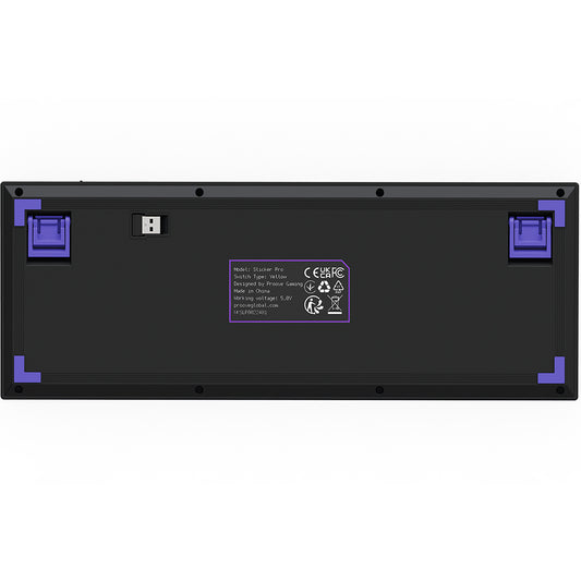 Tastatura Gaming Wireless Proove Slicker Pro, RGB, BT / Wi-Fi / Wired, 1.8m, Crna WKSLPEN22416