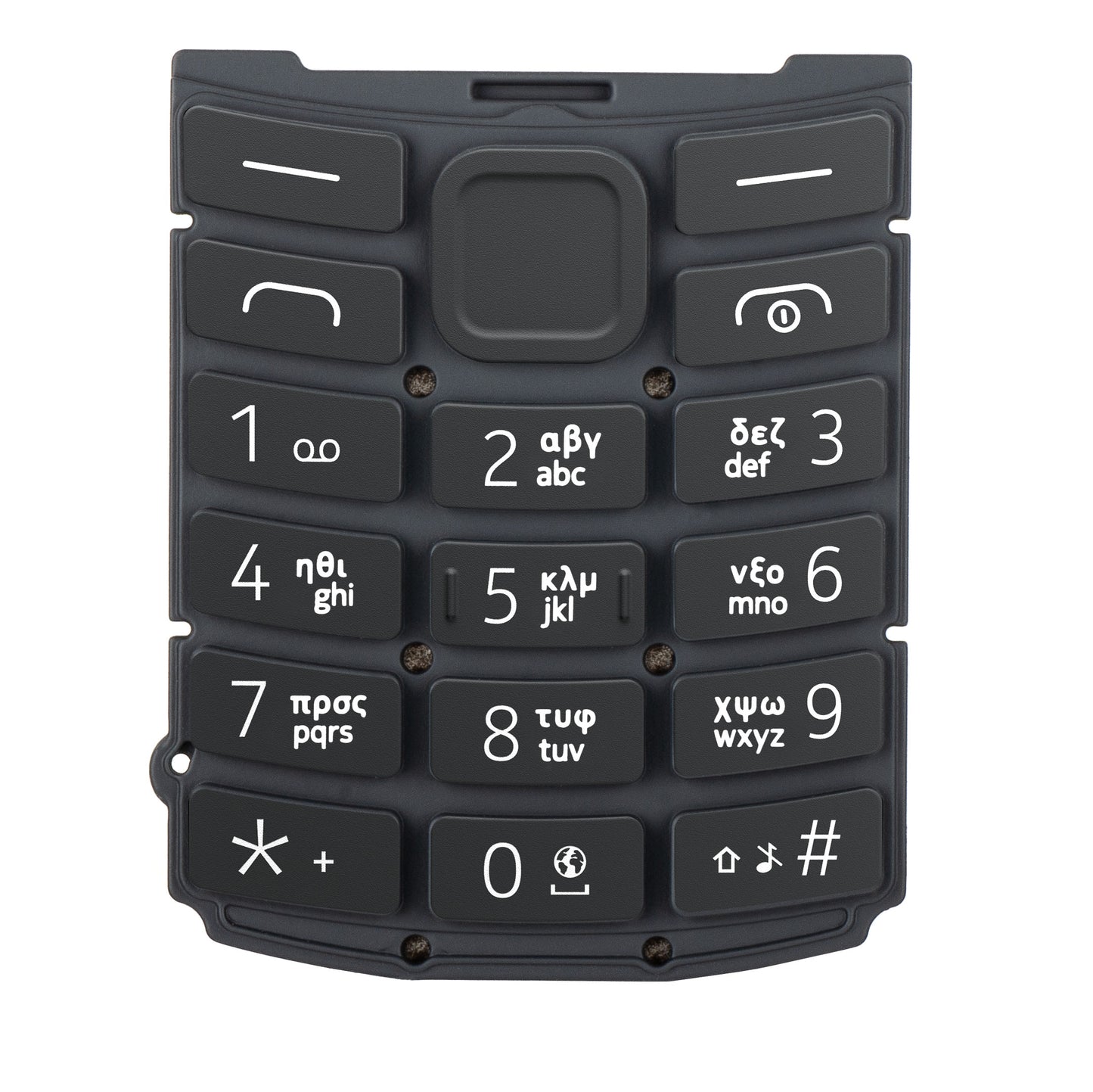 Grčka tastatura za Nokia 105 4G 2nd Edition, Charcoal