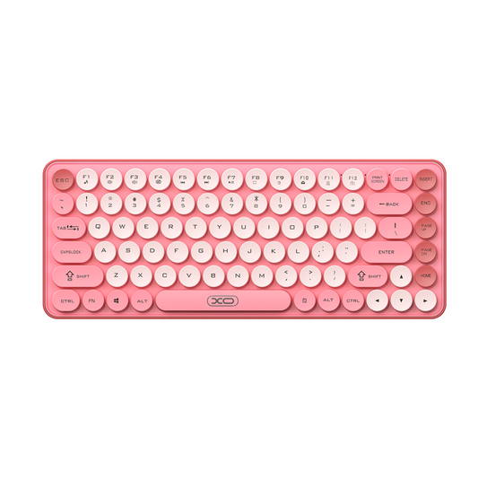 Bežična tastatura XO Design KB-12, BT / Wi-Fi, Roze