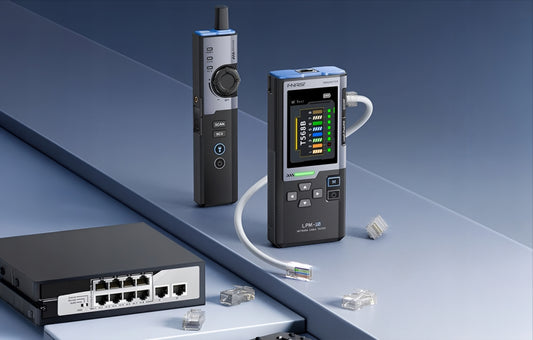 Tester kablova mreže UTP Fnirsi LPM-10A, Crni