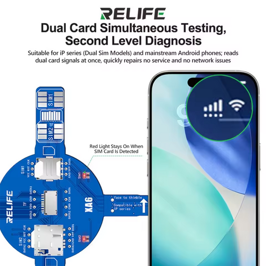 Tester Servis Relife XA6 Dual za SIM karticu / Memorijsku karticu