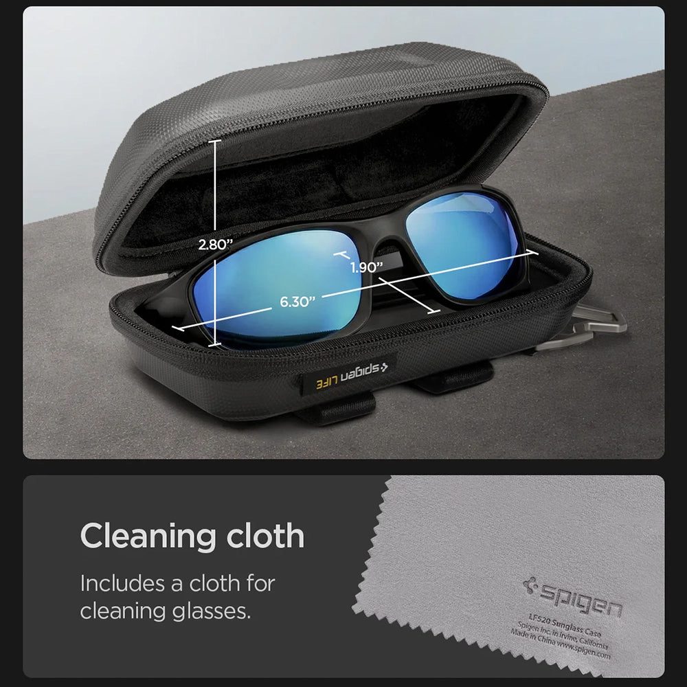 Toc Ochelari Spigen LF520, 224.8mm x 86.9mm x 69.9mm, Crni ACS09444