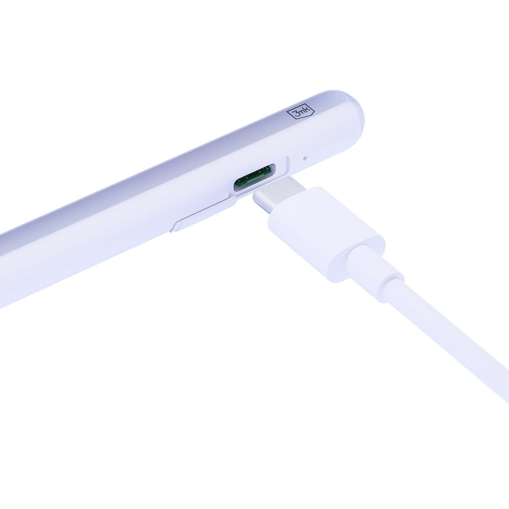 Touch Pen 3MK Wonder za Apple iPad, Aktivna Verzija, Bela