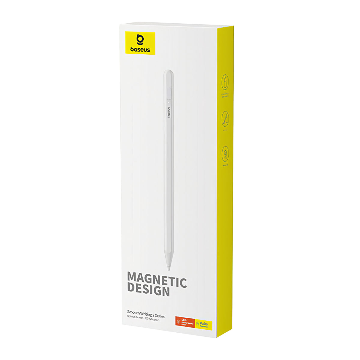Touch Pen Baseus Smooth Writing 2 Magnetic Series za Apple iPad, Aktivna Verzija, Bela P80015802213-02