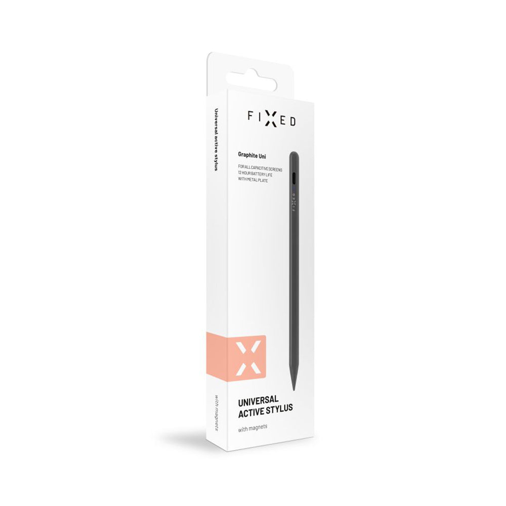 Touch Pen Fixed Graphite Uni, Sivi