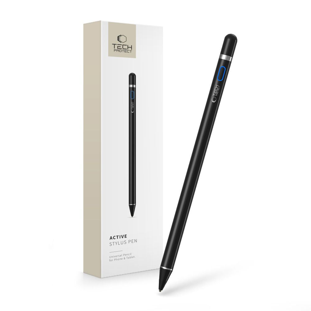 Touch Pen Tech-Protect za Apple iPad, Aktivna Verzija, Crna