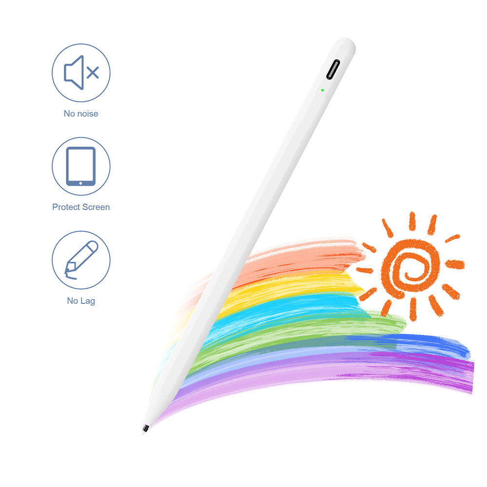 Touch Pen Techsuit A580S za Apple iPad, Aktivna Verzija, Bela