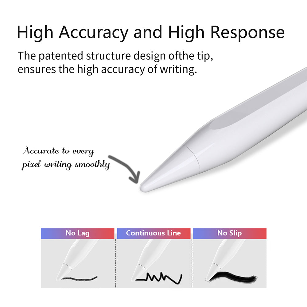Touch Pen Techsuit AC10-CP za Apple iPad, Aktivna Verzija, Bela