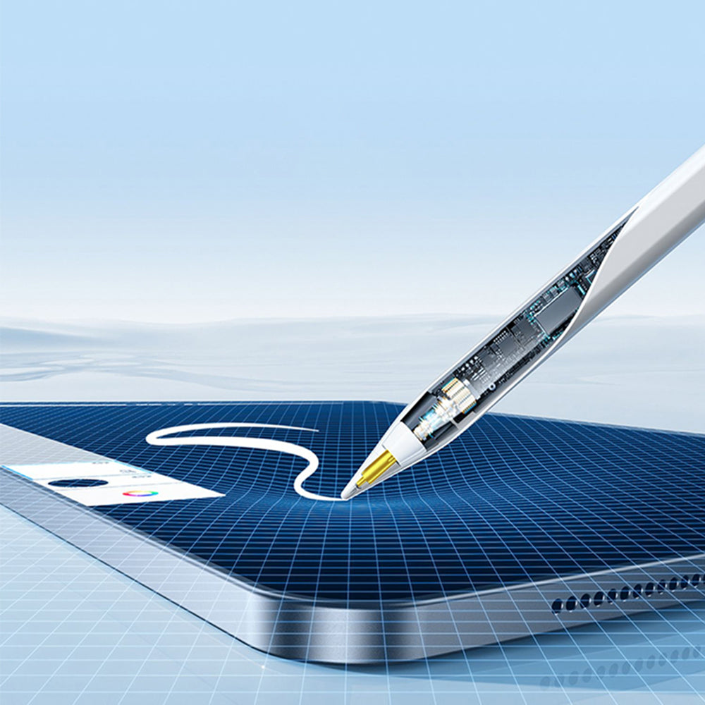 Touch Pen Techsuit AC20-Pro za Apple iPad, Aktivna Verzija, Bela