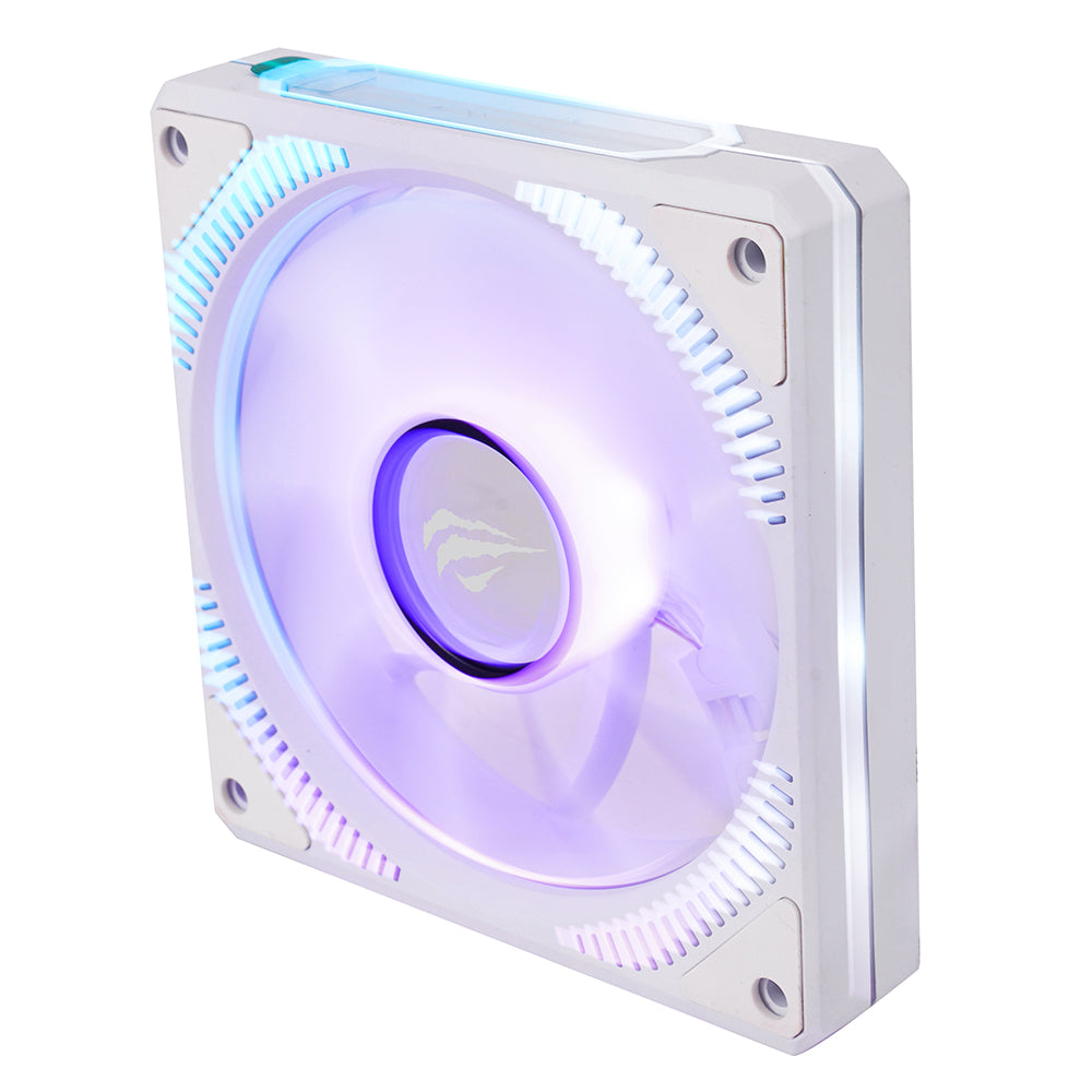 Ventilator HAVIT F2096, RGB, 1800RPM, 30dB, 3W, Bela