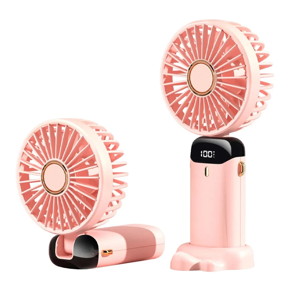 Prenosivi ventilator Techsuit N15, Roze