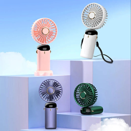 Prenosivi ventilator Techsuit N15, Roze