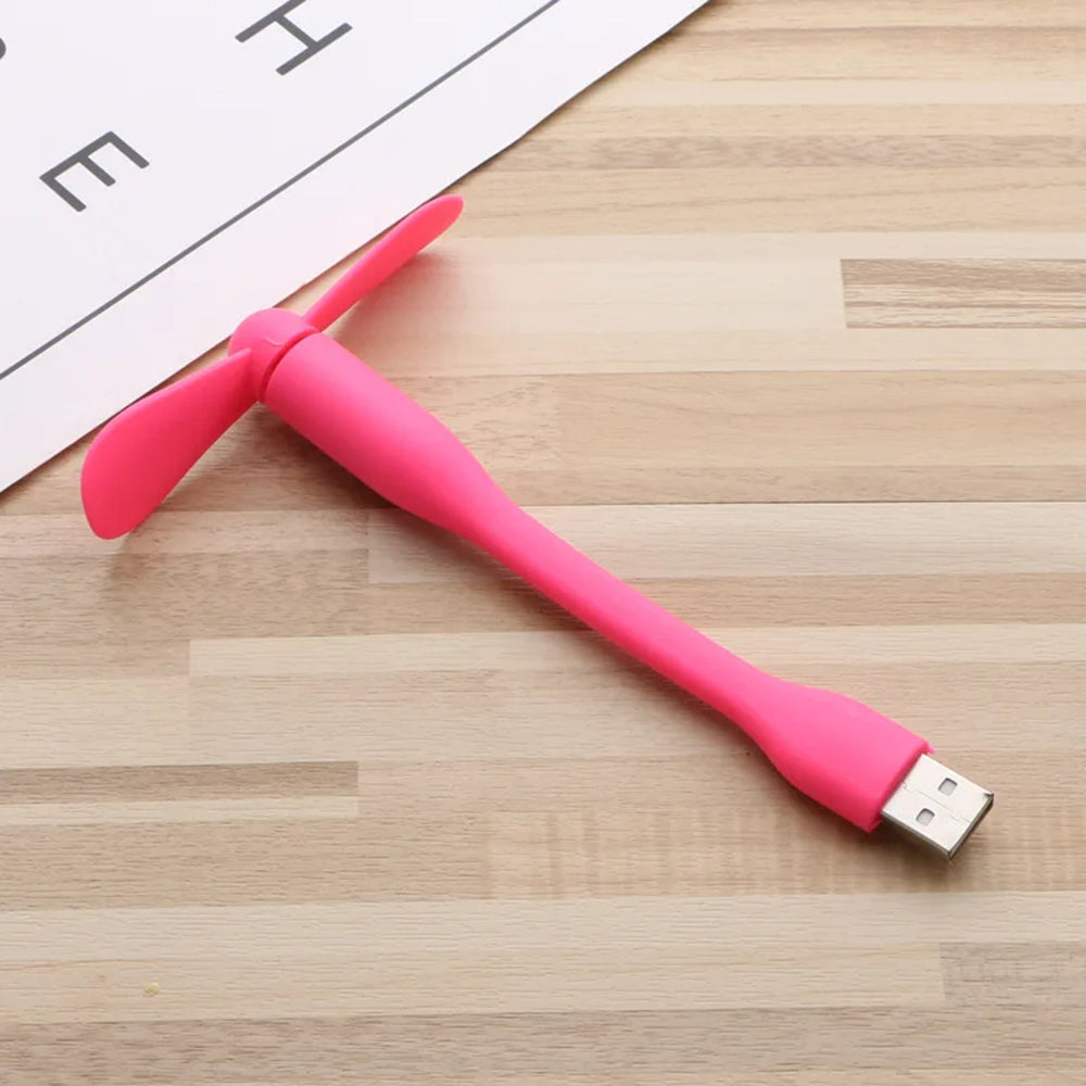USB ventilator Techsuit TUF1, Roze