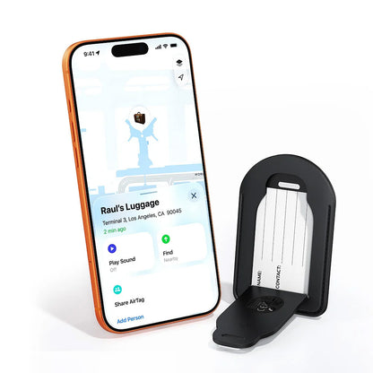 Acefast SmartTag Luggage S5 za iOS seriju, Crna