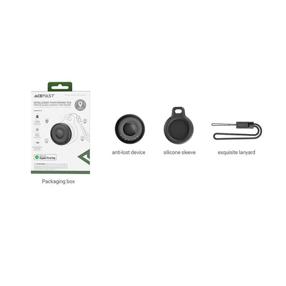 Acefast SmartTag S1 za iOS seriju, Siva