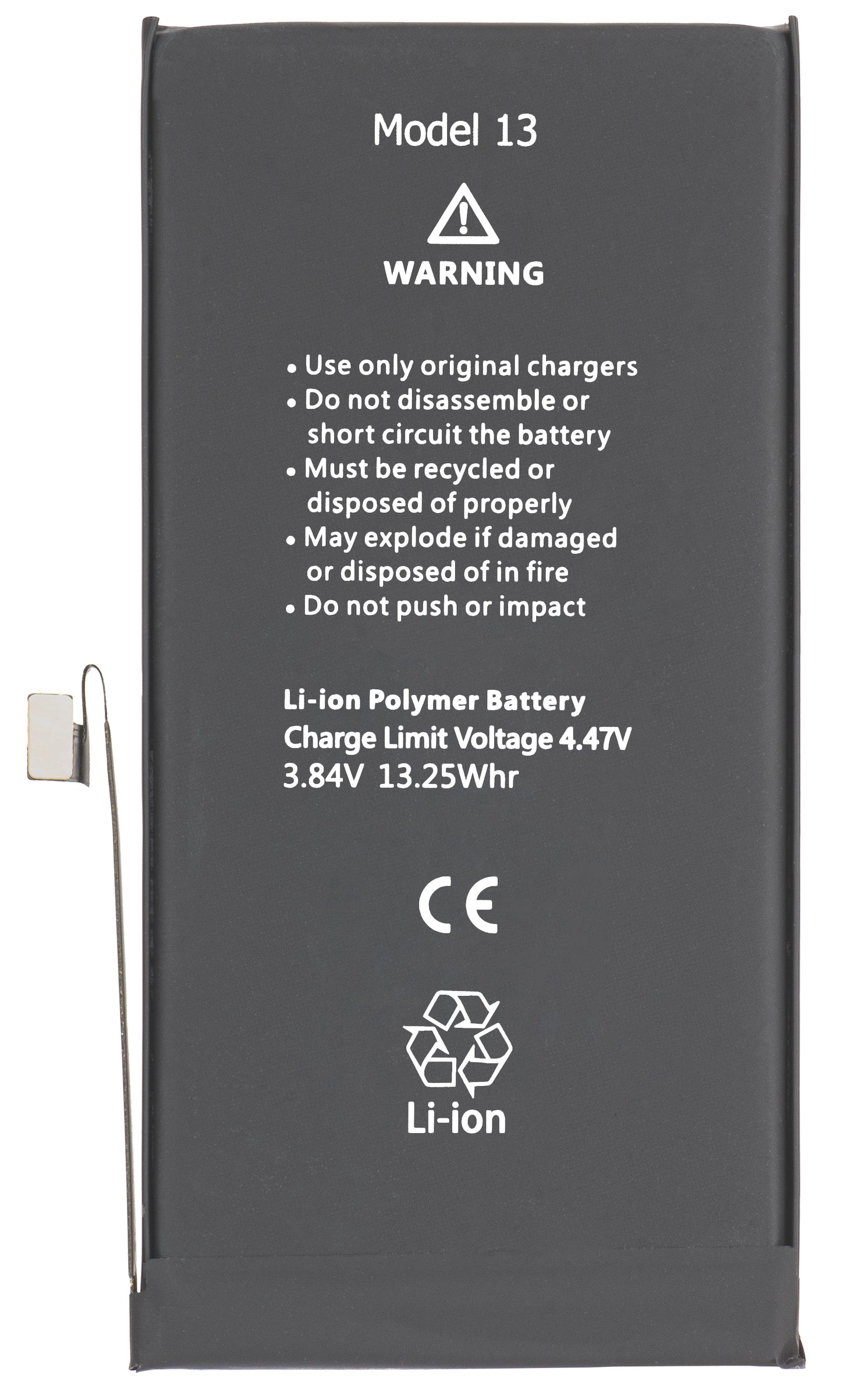 Battery Apple iPhone 13, High Capacity 