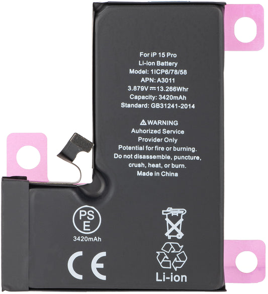 Baterija Apple iPhone 15 Pro, Diagnostic High Capacity