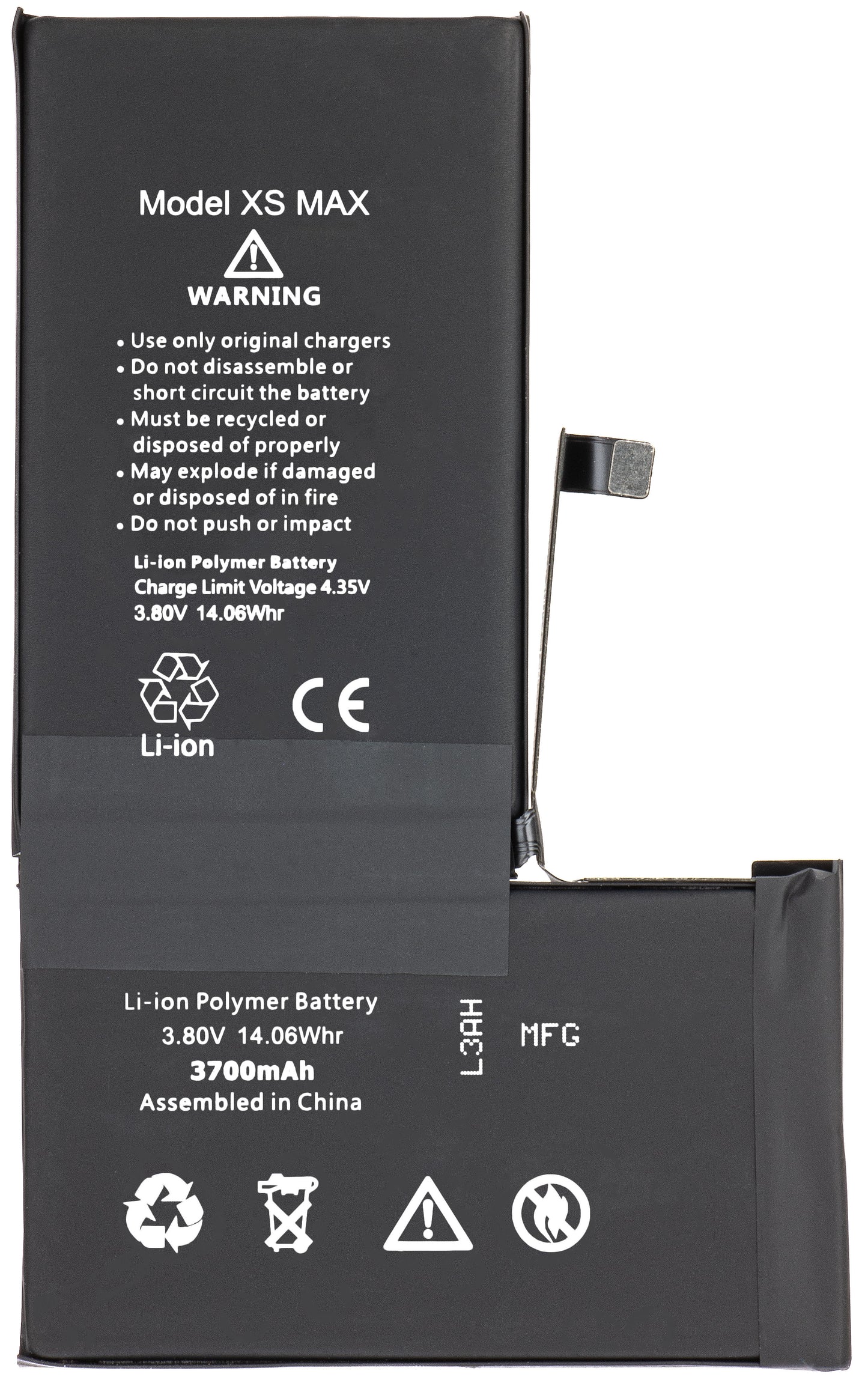 Battery Apple iPhone XS Max, High Capacity 