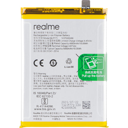 Battery Realme C25Y / 6i, BLP771, Service Pack 4908580 
