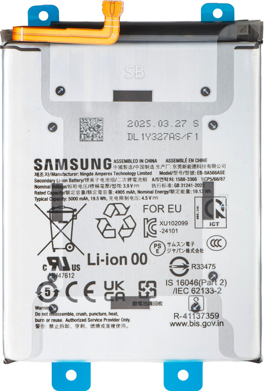 Acumulator Samsung Galaxy A56 A566 / A36 A366, EB-BA566ASE, Service Pack GH82-36831A