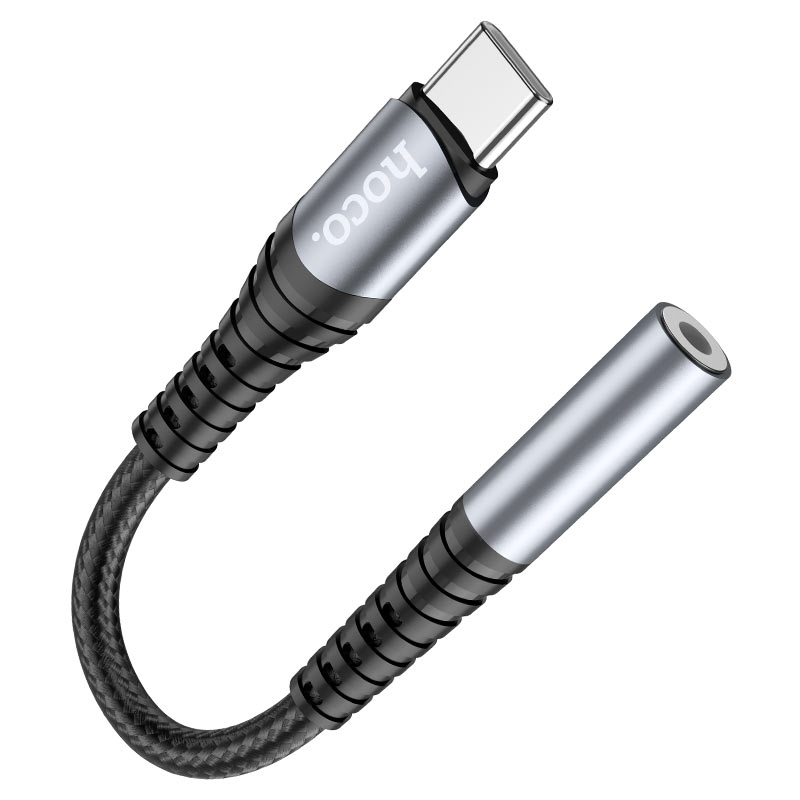 USB-C Audio Adapter - 3.5mm HOCO LS33, Siva
