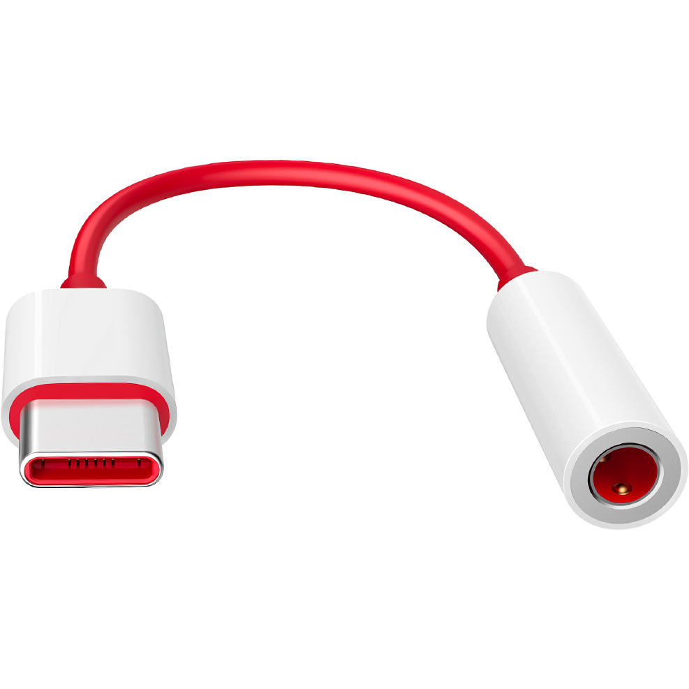Audio adapter USB-C - 3.5mm OnePlus TC01W, 0.09m, Crveni 5461100024
