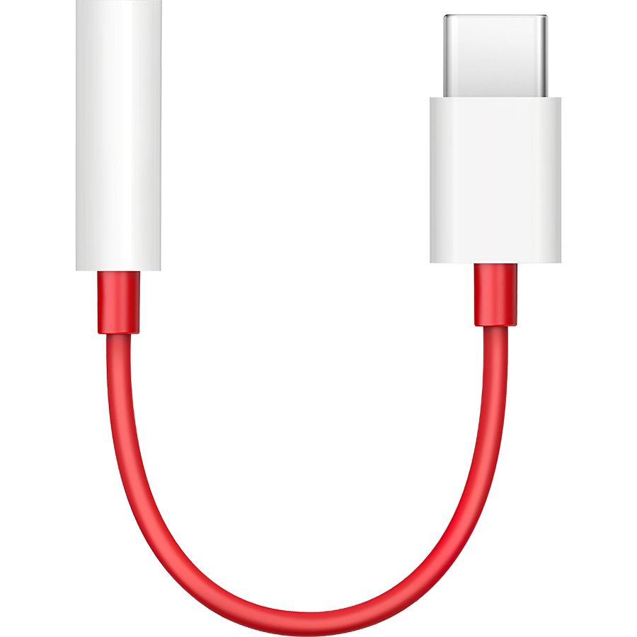 Audio adapter USB-C - 3.5mm OnePlus TC01W, 0.09m, Crveni 5461100024