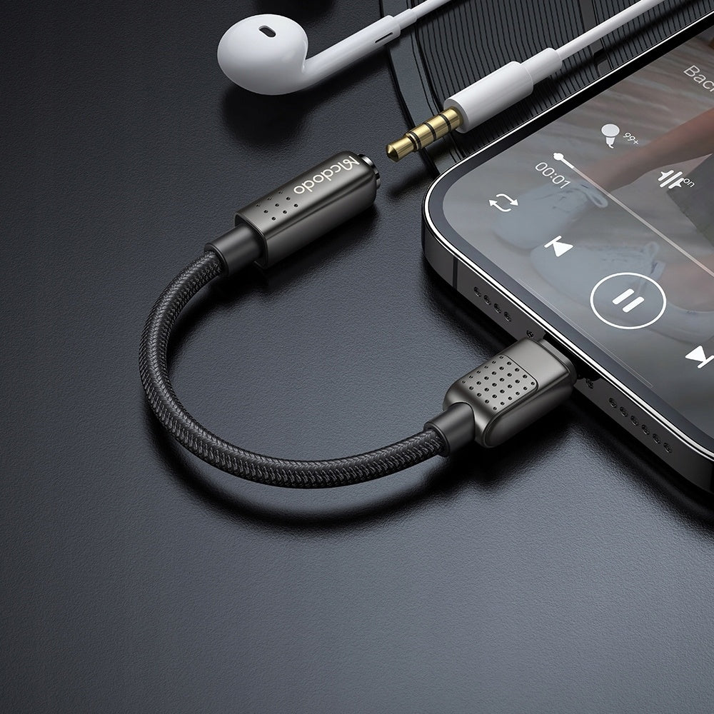 Audio Adapter Lightning - 3.5mm McDodo CA-5010, Crni
