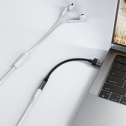 Audio Adapter Acefast J13, USB-A - 3.5mm, Crni