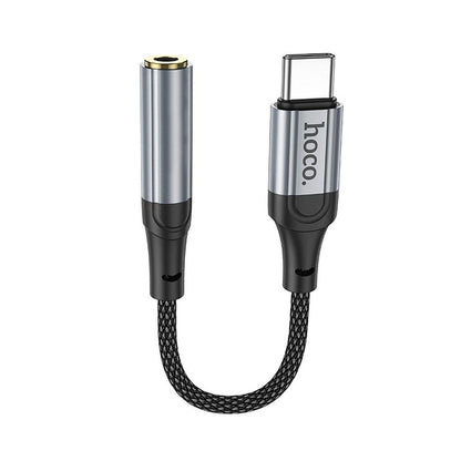 Audio Adapter USB-C - 3.5mm HOCO LS36, Sivi